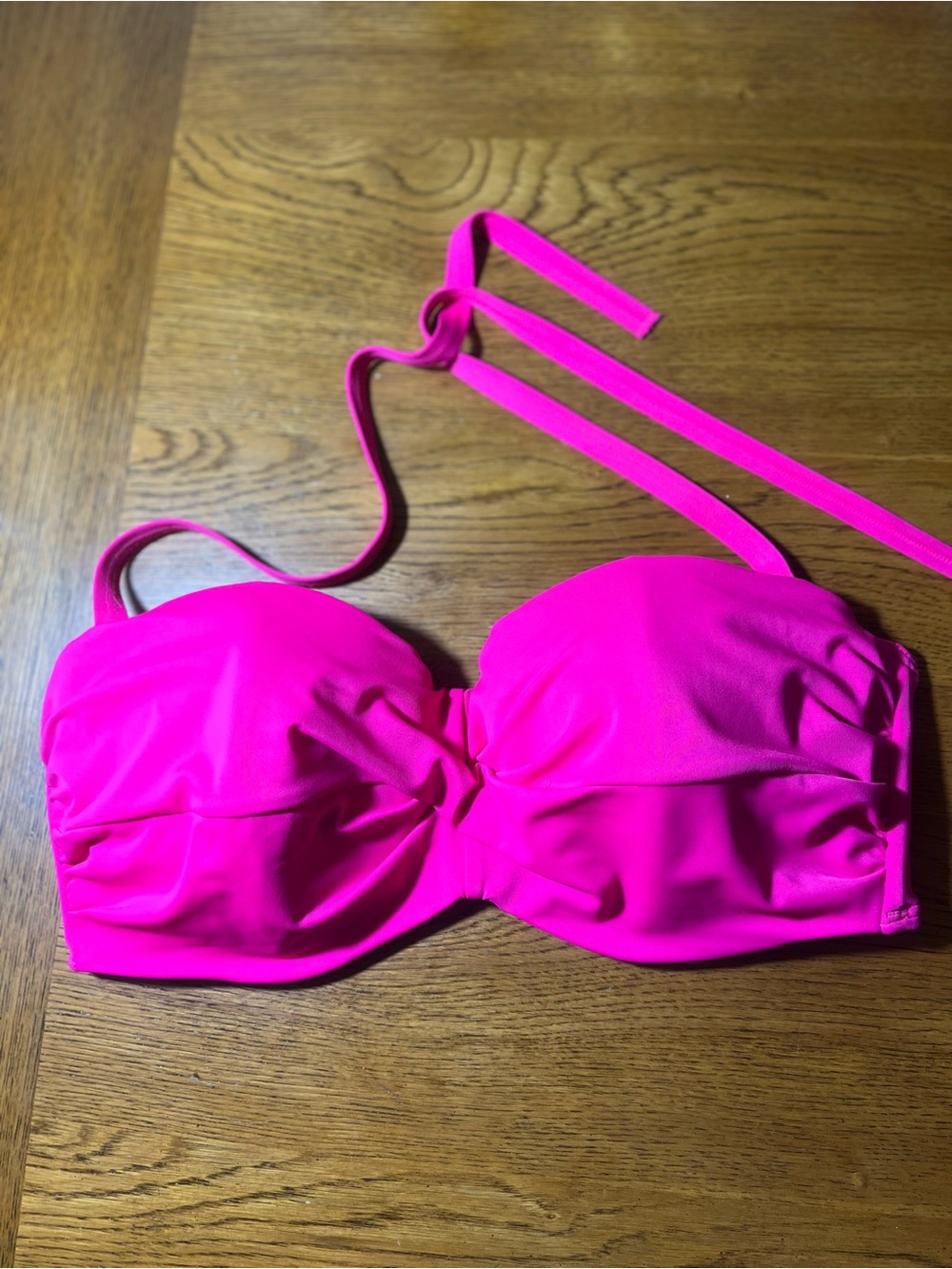 Hot Pink Victoria’s Secret Bandeau Bikini Top